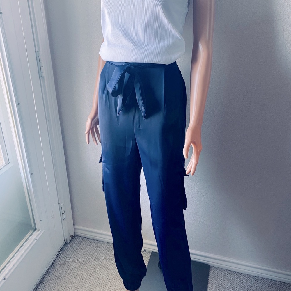 Cargo silky pants